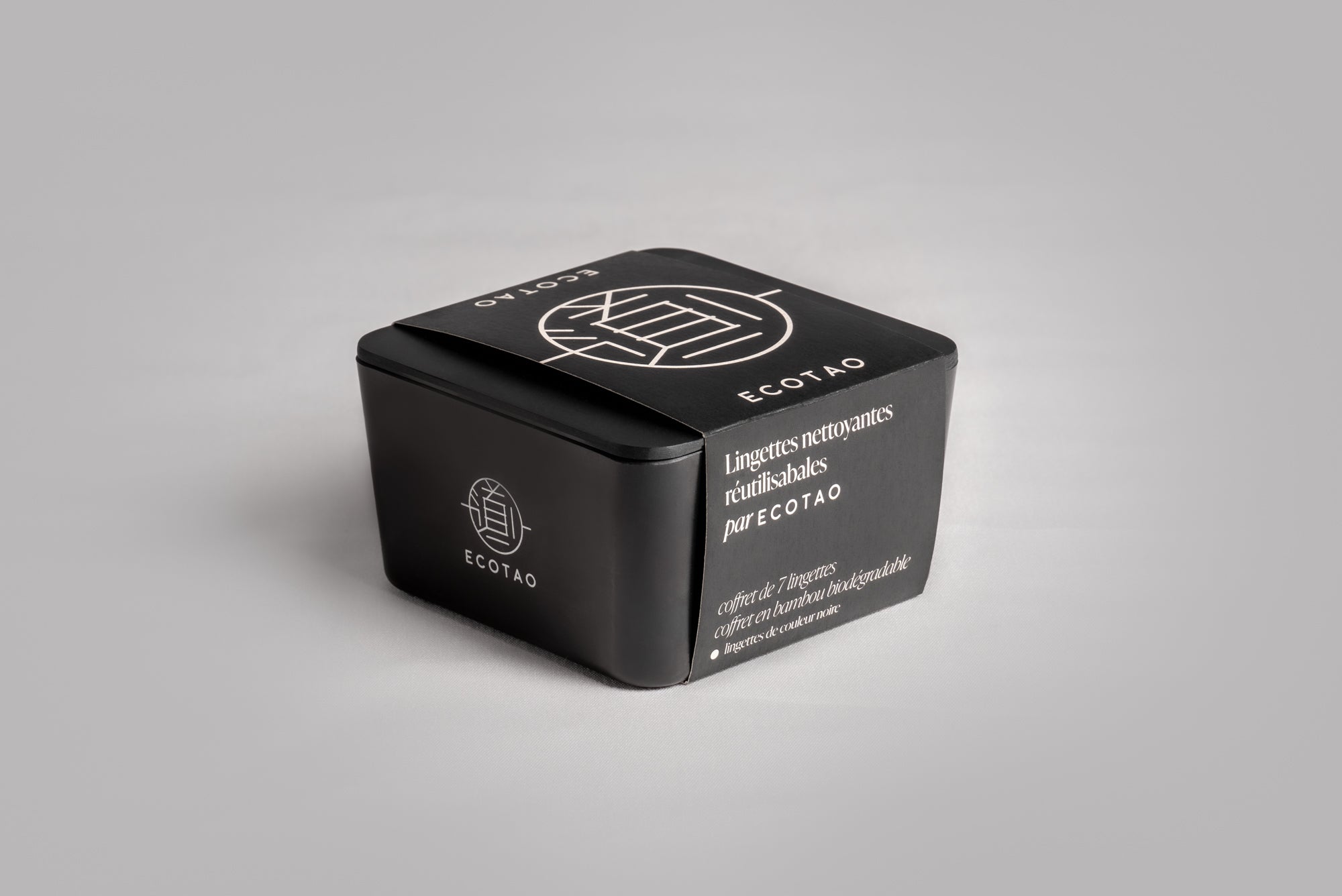 Box - 7 Black Reusable Wipes